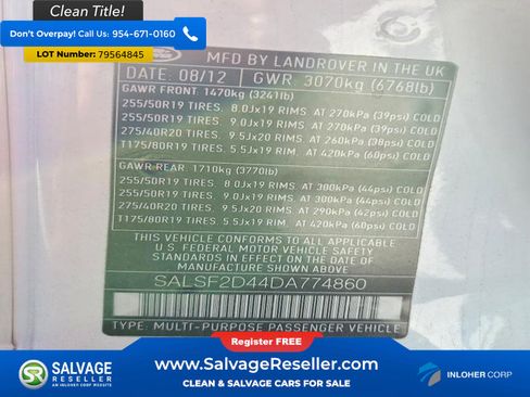 Used 2013 Land Rover Range Rover Sport HSE AWD/4WD image 16