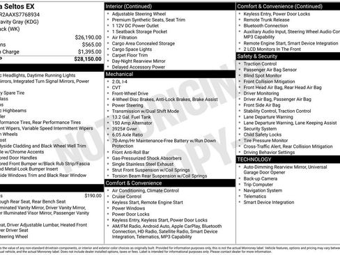 Used 2025 Kia Seltos EX FWD image 1