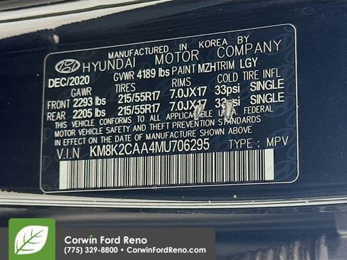 Used 2021 Hyundai Kona SEL image 30