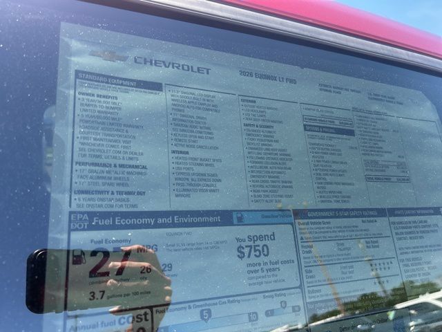 New 2026 Chevrolet Equinox LT w/ Convenience Package II FWD image 36