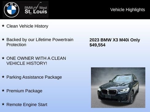 Used 2023 BMW X3 M40i w/ Premium Package image 8