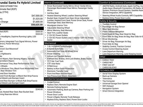 Used 2026 Hyundai Santa Fe Limited AWD/4WD image 3