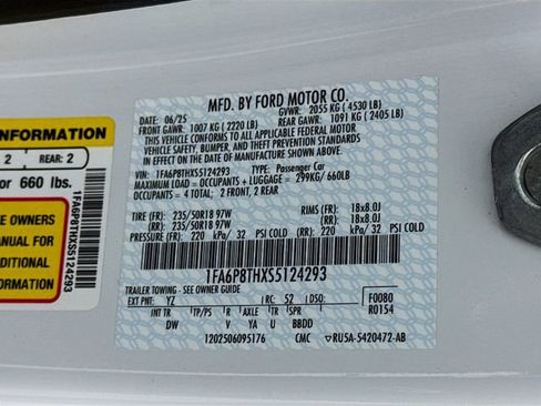 Used 2025 Ford Mustang Coupe image 26