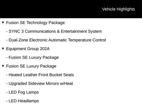 Used 2017 Ford Fusion SE w/ Fusion SE Technology Package image 5