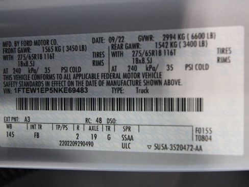 Used 2022 Ford F150 XLT w/ Equipment Group 302A High image 46