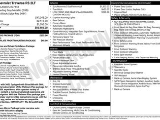 Used 2023 Chevrolet Traverse RS w/ LPO, Cargo Package AWD/4WD video 1