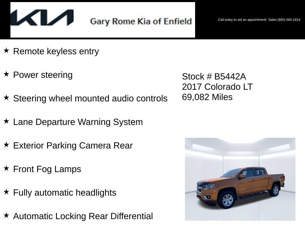 Used 2017 Chevrolet Colorado LT w/ LT Convenience Package RWD image 26