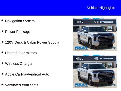Used 2024 Toyota Tundra Limited w/ Power Package AWD/4WD image 10