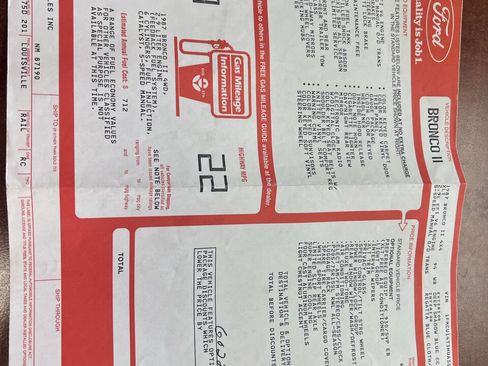 Used 1987 Ford Bronco II 4WD image 18