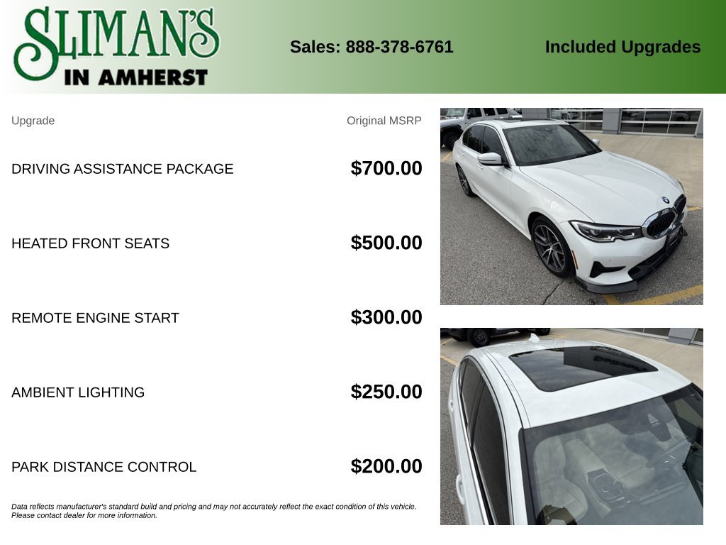 Used 2021 BMW 330i xDrive Sedan w/ Driving Assistance Package AWD/4WD image 11