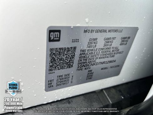 Certified 2022 Chevrolet Tahoe LT w/ LT Signature Package image 37