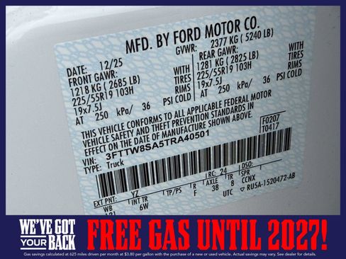 New 2026 Ford Maverick Lariat w/ Black Appearance Package AWD/4WD image 31