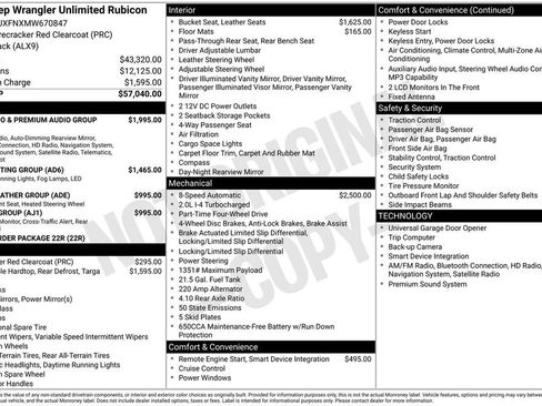 Certified 2021 Jeep Wrangler Unlimited Rubicon AWD/4WD image 24