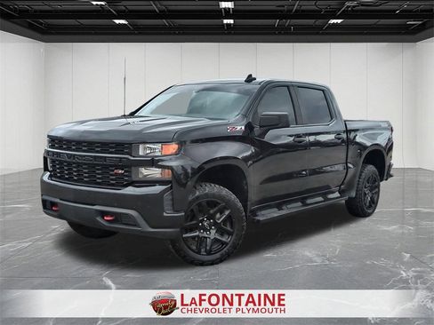 Certified 2021 Chevrolet Silverado 1500 Custom Trail Boss w/ LPO, Dark Essentials Package image 1