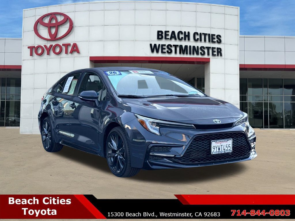 Certified 2026 Toyota Corolla SE w/ SE Package FWD image 1