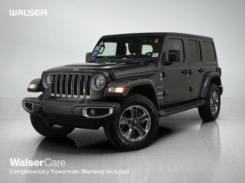 Used 2019 Jeep Wrangler Unlimited Sahara w/ Uconnect 4C Nav & Sound Group image 1