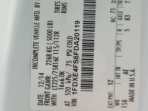 Used 2015 Ford E-450 and Econoline 450 Super Duty w/ Power Windows & Locks Group image 35