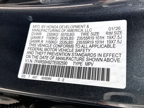 New 2026 Honda CR-V Sport Touring image 18