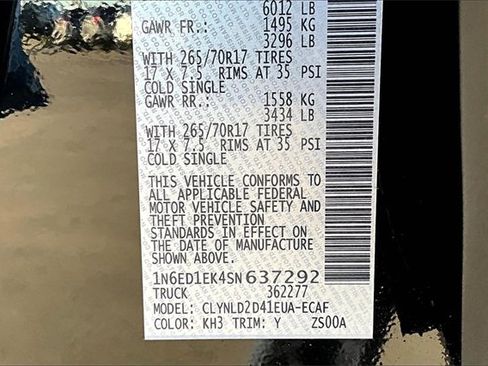 New 2025 Nissan Frontier PRO-4X w/ Pro Premium Package image 8