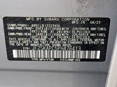 Certified 2023 Subaru Forester Limited AWD/4WD image 29