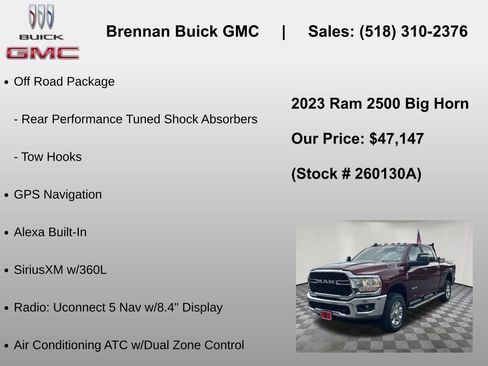 Used 2023 RAM 2500 Big Horn w/ Level 1 Equipment Group AWD/4WD image 18