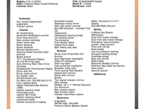 Used 2024 Jeep Compass Limited w/ Sun and Sound Group image 32