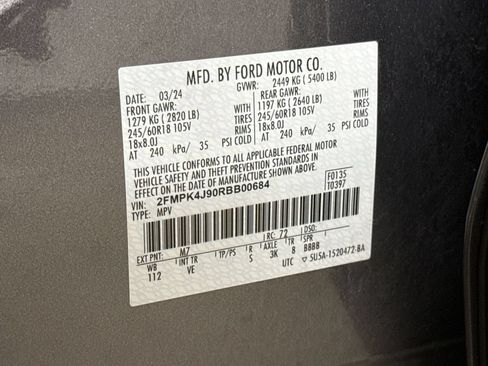 Used 2024 Ford Edge SEL AWD/4WD image 27