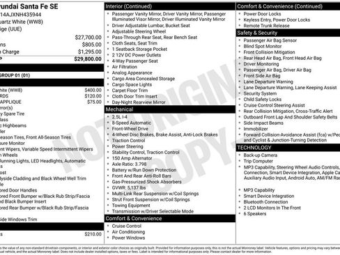 Used 2022 Hyundai Santa Fe SE FWD image 3