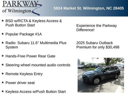 Used 2025 Subaru Outback Premium w/ Popular Package #1A AWD/4WD image 6