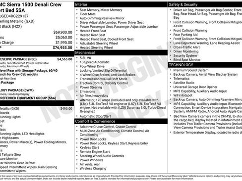 Certified 2024 GMC Sierra 1500 Denali w/ Denali Reserve Package AWD/4WD image 16