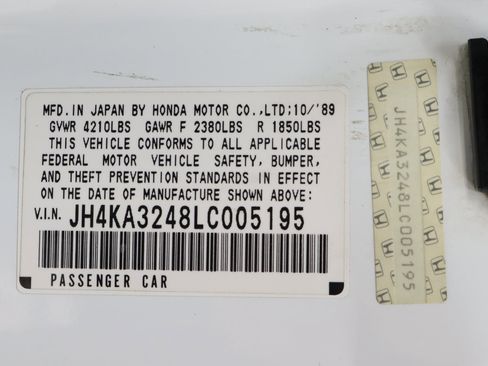 Used 1990 Acura Legend Coupe image 70