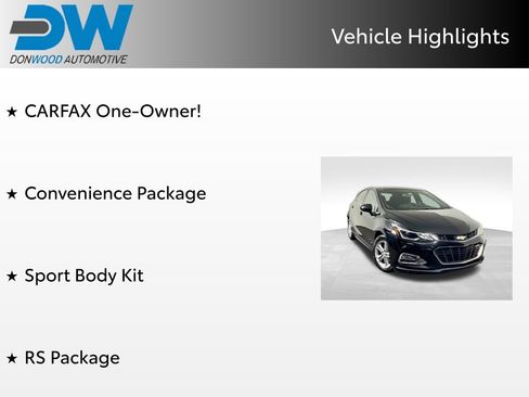 Used 2017 Chevrolet Cruze LT w/ Convenience Package FWD image 6