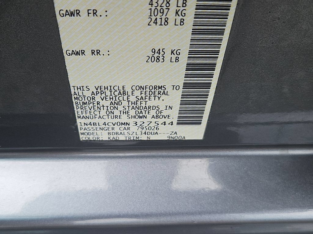 Used 2021 Nissan Altima 2.5 SR FWD image 8