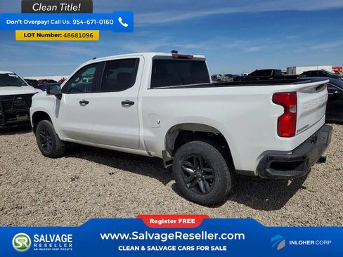 Used 2021 Chevrolet Silverado 1500 Custom Trail Boss AWD/4WD image 3