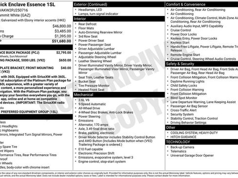 Used 2023 Buick Enclave Essence w/ Experience Buick Package AWD/4WD image 10