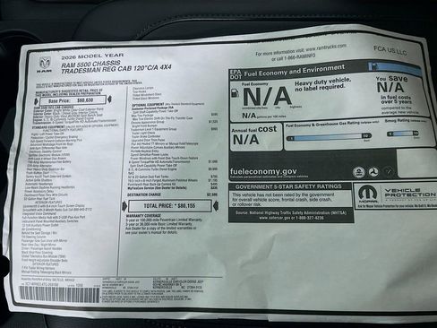 New 2026 RAM 5500 Tradesman image 20