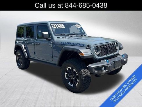 Certified 2025 Jeep Wrangler Unlimited Rubicon 4xe w/ Convenience Group AWD/4WD image 3