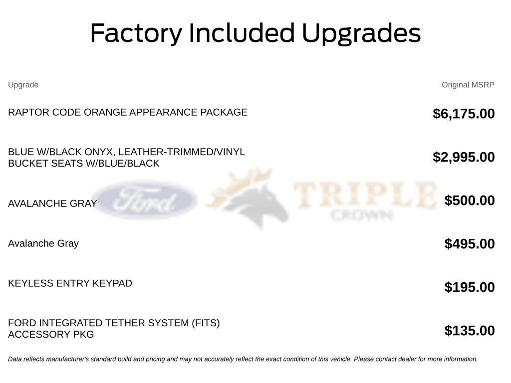 New 2026 Ford Bronco Raptor AWD/4WD image 11