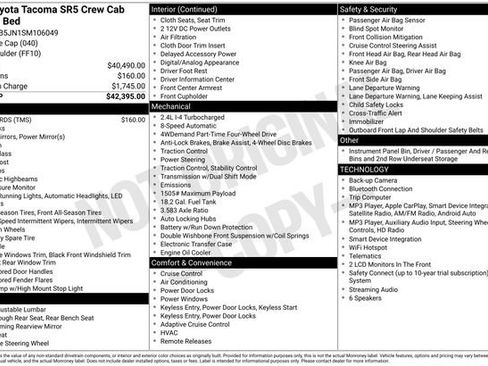 Used 2025 Toyota Tacoma SR5 AWD/4WD image 30
