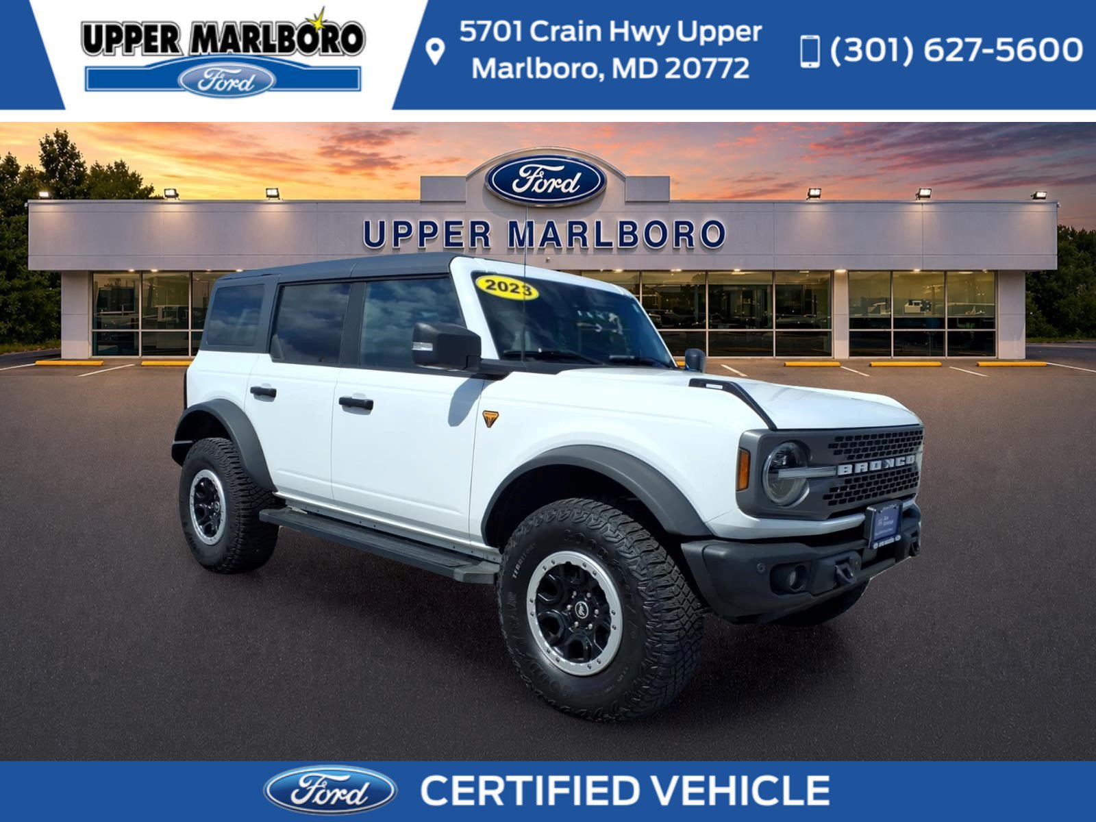 Certified 2023 Ford Bronco Badlands AWD/4WD image 1