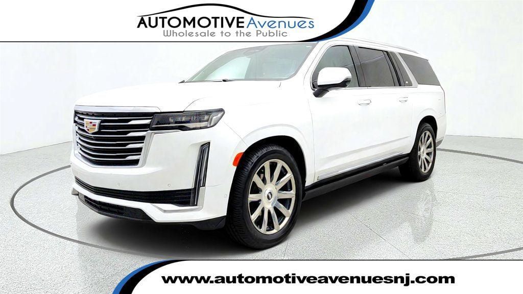 Used 2021 Cadillac Escalade ESV Premium Luxury Platinum RWD image 1