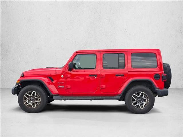 Used 2024 Jeep Wrangler Unlimited Sahara w/ Technology Group AWD/4WD image 8