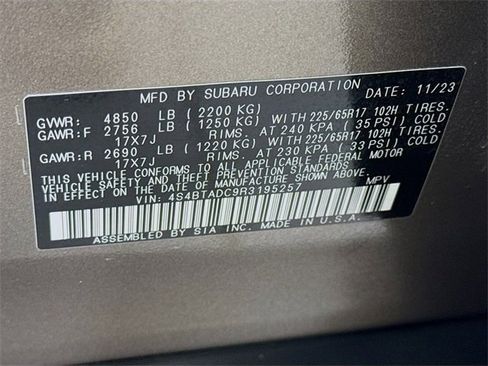 Used 2024 Subaru Outback Premium image 31