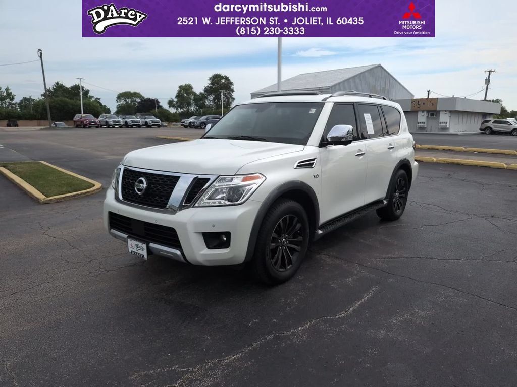 Used 2017 Nissan Armada Platinum w/ Captain Seat Package AWD/4WD image 1