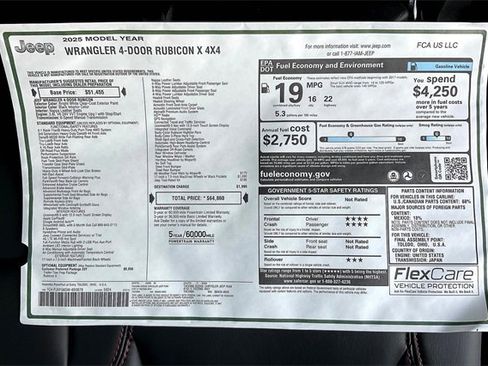 New 2025 Jeep Wrangler Unlimited Rubicon image 14