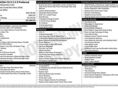 Used 2023 MAZDA CX-5 AWD 2.5 S w/ Preferred Package image 26