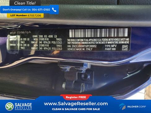 Used 2016 Jeep Renegade Latitude w/ Cold Weather Group AWD/4WD image 17