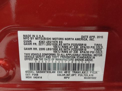 Used 2015 Mitsubishi Outlander Sport GT image 33