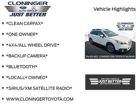 Used 2017 Subaru Outback 2.5i Limited AWD/4WD image 3