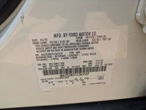 Used 2020 Ford EcoSport Titanium FWD image 22